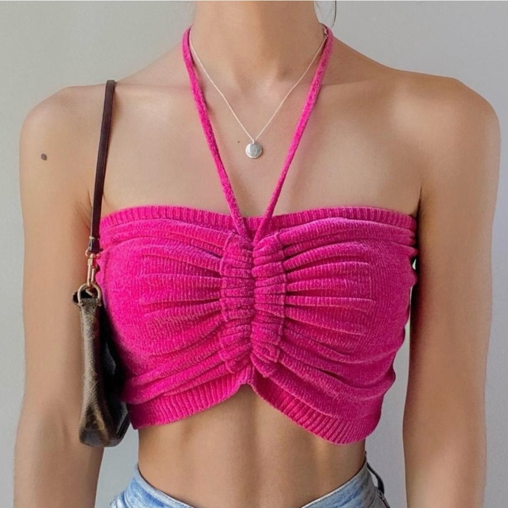 Urban Outfitters Cropped Halter Top